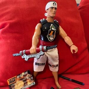 Vintage Action Man Ninja (Hasbro) + Action Man Super Ninja Set from 1996